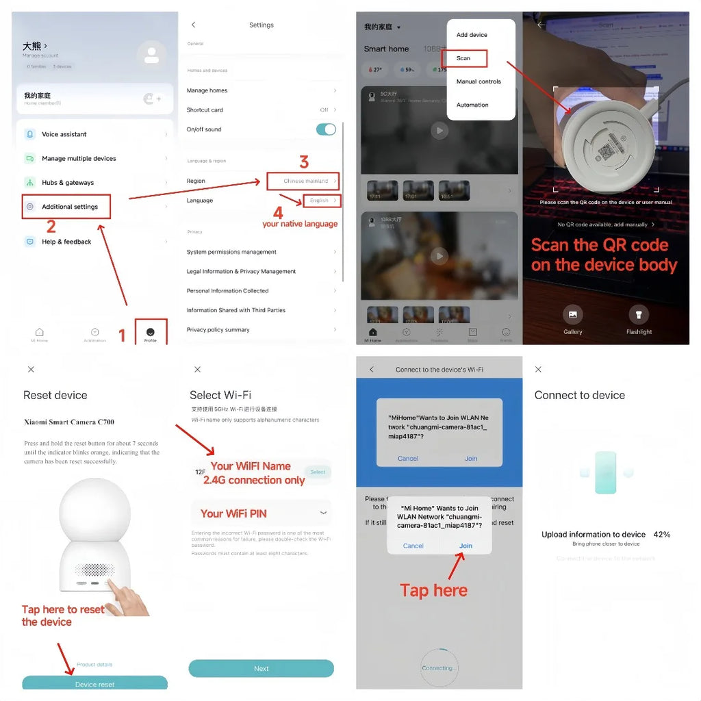 Roll Block | Xiaomi Smart Camera 2K (PTZ) - 1296P HD 360° Indoor Security Monitor