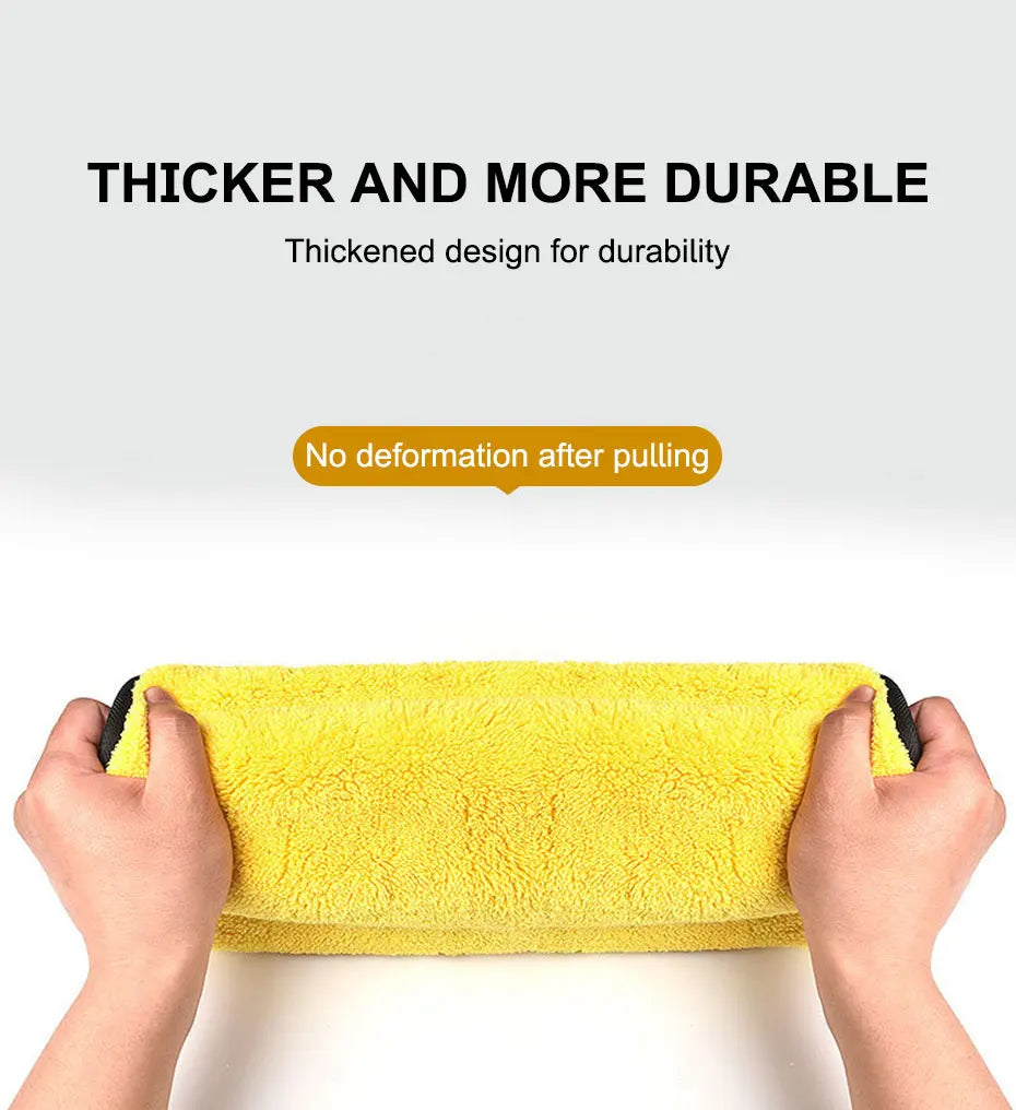 Roll Block | High-End Microfiber Detailing Towel - Ultra-Absorbent Car Wash Drying Cloth