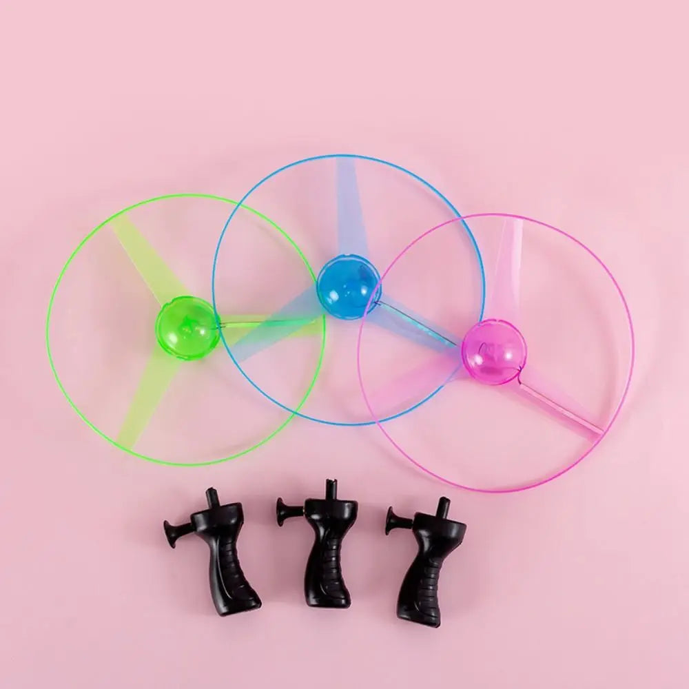 Roll Block | LED Light Pull Line Flying Saucer (Catch & Throw Edition)