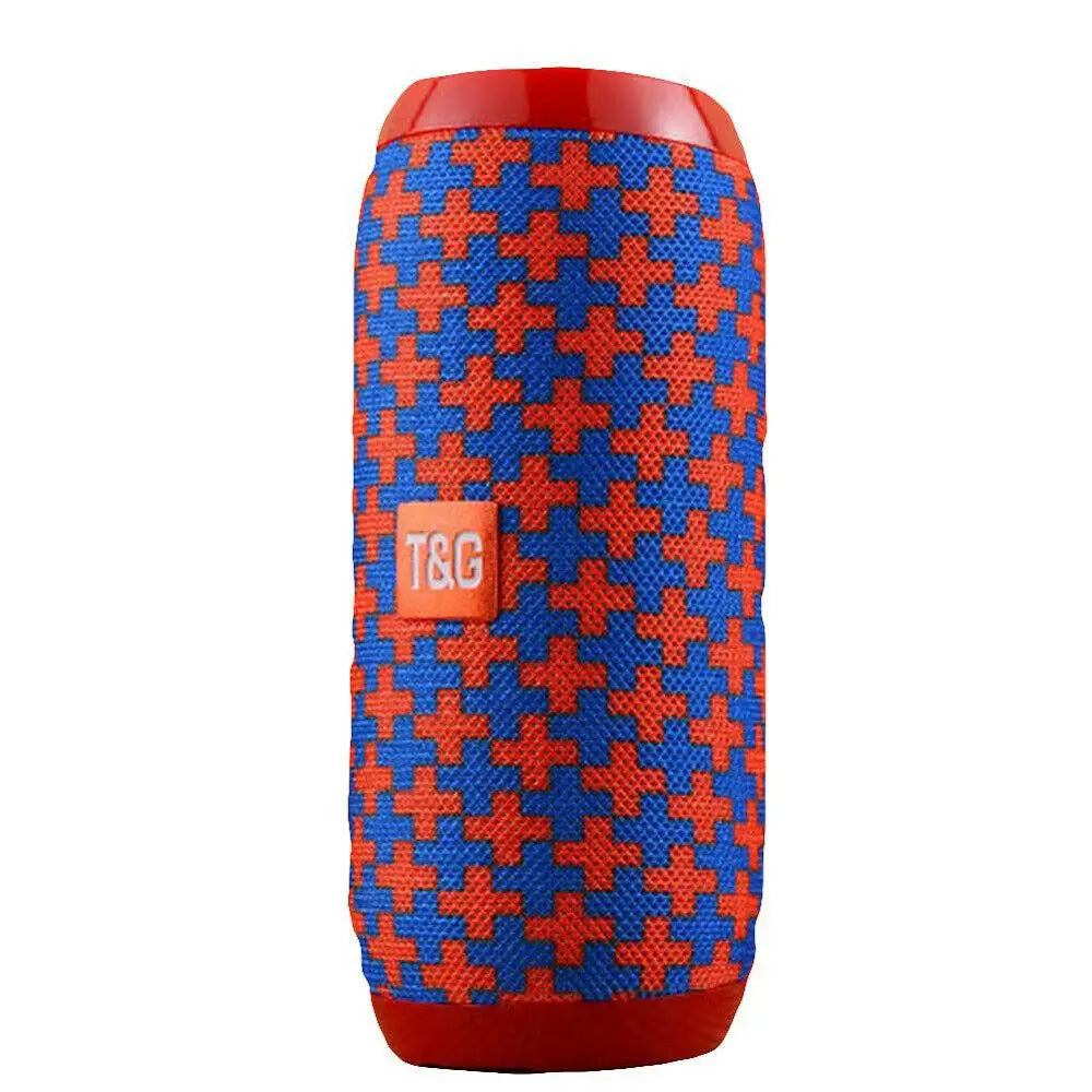 Roll Block | TG117 Portable Waterproof Bluetooth Speaker - Dual Bass Stereo Outdoor Column