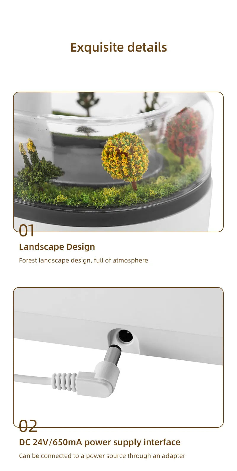 Roll Block | Rain Cloud Aroma Diffuser - Water Drip Micro Landscape Ultrasonic Humidifier