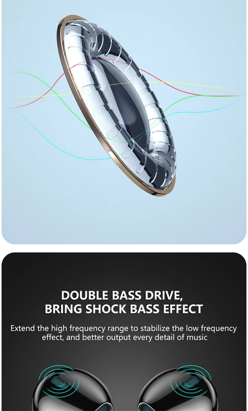 Roll Block | In-Ear Wired Headphones - 9D Double Bass Stereo Earbuds with HD Mic