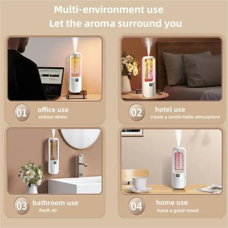 Roll Block | Hotel-Grade Aroma Diffuser Humidifier - Ultrasonic Odor Deodorization Machine