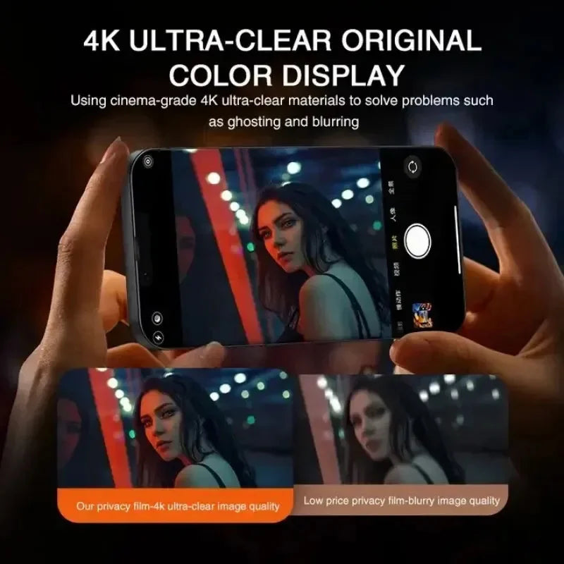 Roll Block | Full-Cover Anti-Spy Tempered Glass - Privacy Screen Protector for All Phones