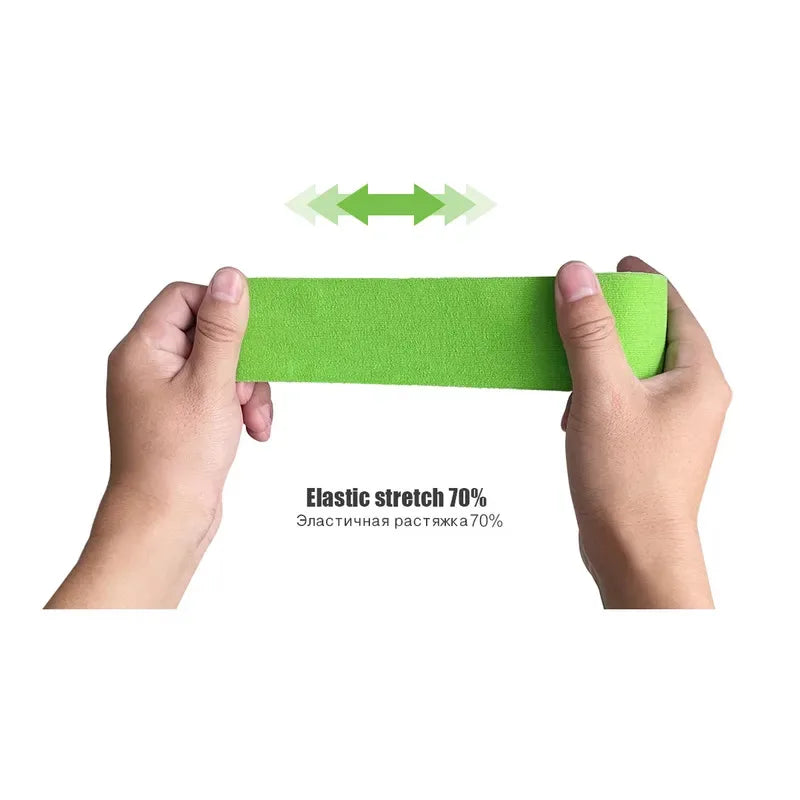Roll Block | Kinesiology Elastic Athletic Tape - Muscle Recovery & Self-Adherent Pain Relief Wrap