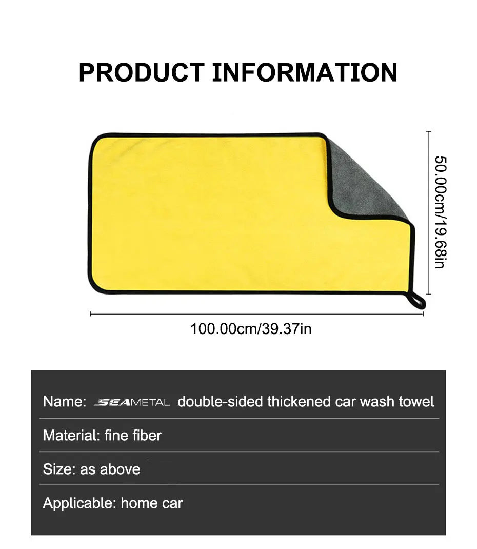 Roll Block | High-End Microfiber Detailing Towel - Ultra-Absorbent Car Wash Drying Cloth