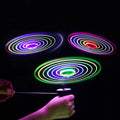 Roll Block | LED Light Pull Line Flying Saucer (Catch & Throw Edition)