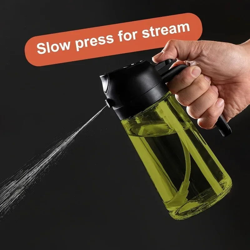 Roll Block | 2-in-1 Dual-Function Oil Sprayer & Dispenser - Multi-Mode Cooking Spray Bottle