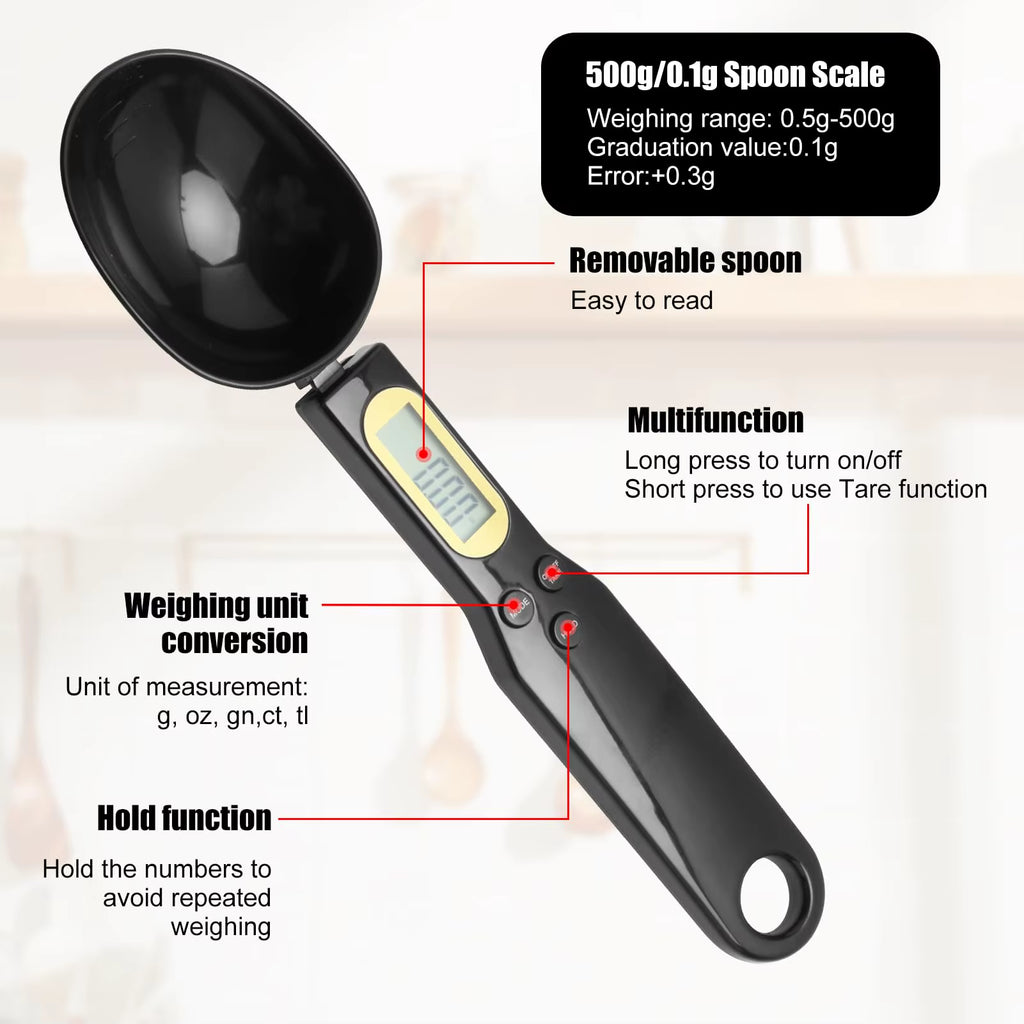 Electronic Kitchen Digital Spoon Scale (500g / 0.1g)