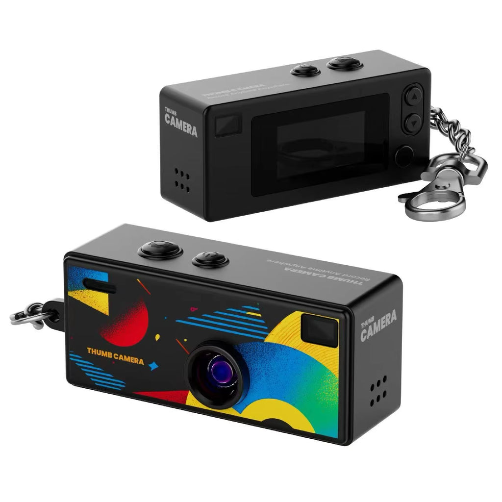 1080P Digital Keychain Mini Camera with 0.96-Inch LCD Screen