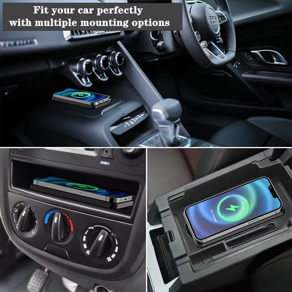 Ultra-Grip Car Wireless Charging Pad