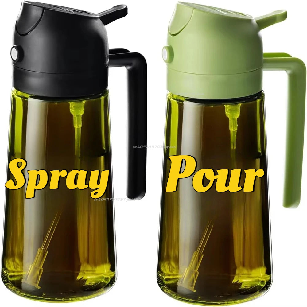 2-in-1 Dual-Function Oil Sprayer & Dispenser Bottle