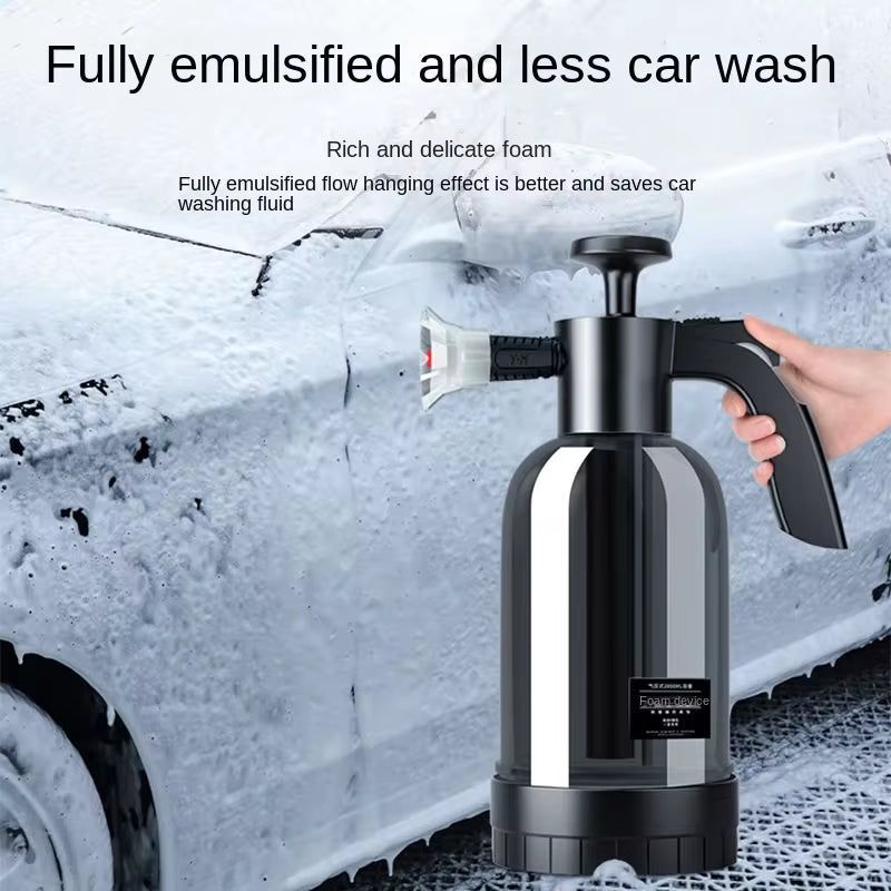 2L Hand Pump Foam Sprayer with 3 Types of Nozzle