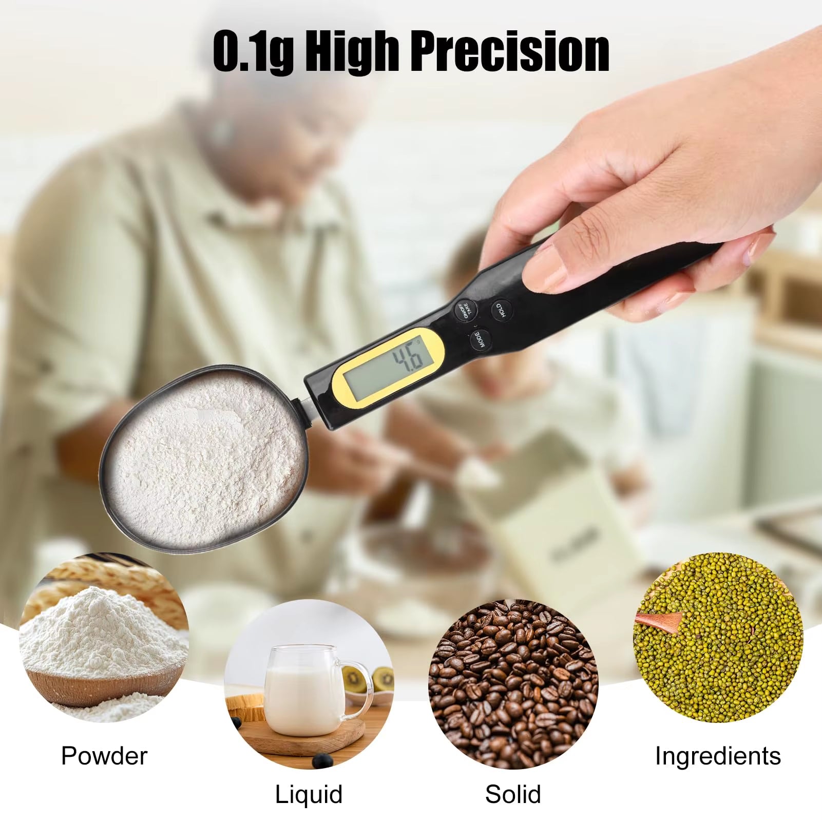 Electronic Kitchen Digital Spoon Scale (500g / 0.1g)