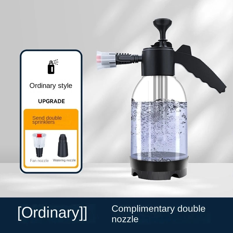 2L Hand Pump Foam Sprayer with 3 Types of Nozzle